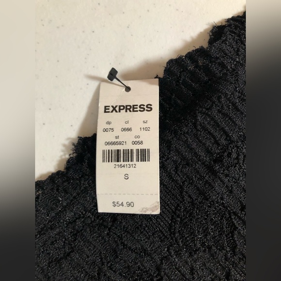 Express One Shoulder Small Top NWT - Picture 4 of 6